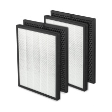 Custom 0.3 Micron Pm 2.5 Filter LV PUR131 Set True HEPA & Activated Carbon Replacement Panel H13 Air Purifier Filters for Levoit LV-PUR131